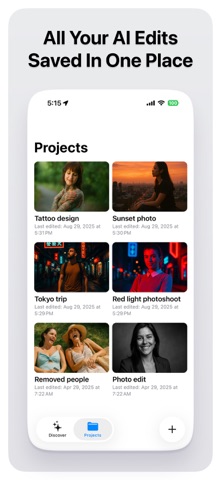 AI Photo Editor and Generator iPhone screenshot