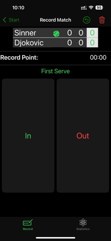 Tennis Track screenshot