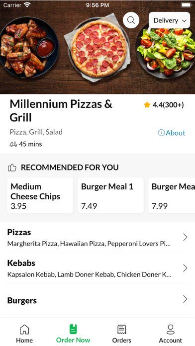 Millennium Pizzas & Grill Screenshot