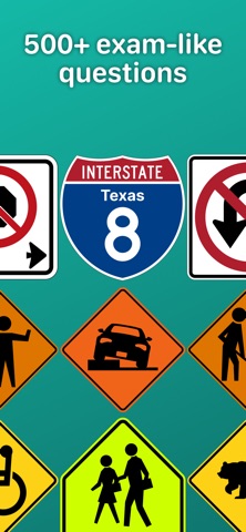 Texas DMV Permit Test・DPS 2026 iPhone screenshot