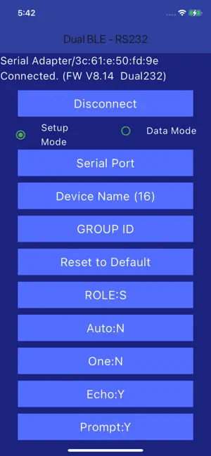 Bluetooth V2.1 SPP Setup screenshot 3