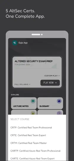 Altered Security Prep: With AI iPhone Screenshot 2