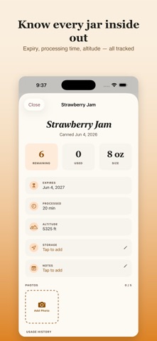 JarTrack: Canning & Pantry Screenshot 8 of 8