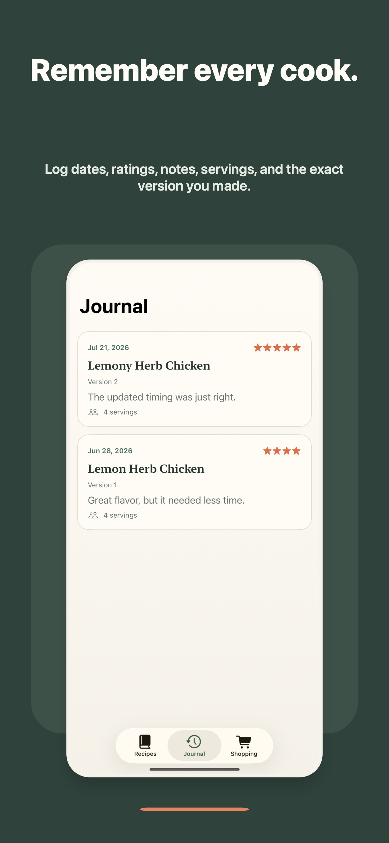 Recipes - Your Custom Cookbook screenshot 2