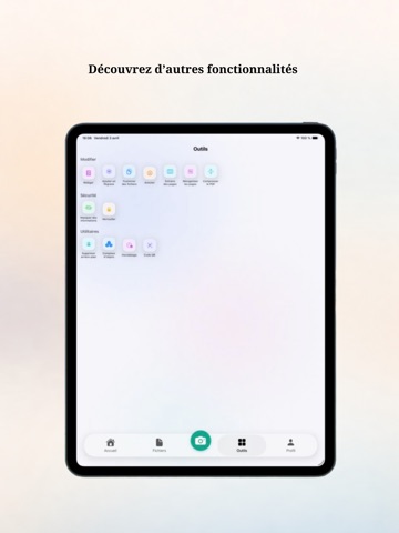 GlazioScanner- pdf scanner app iPad screenshot