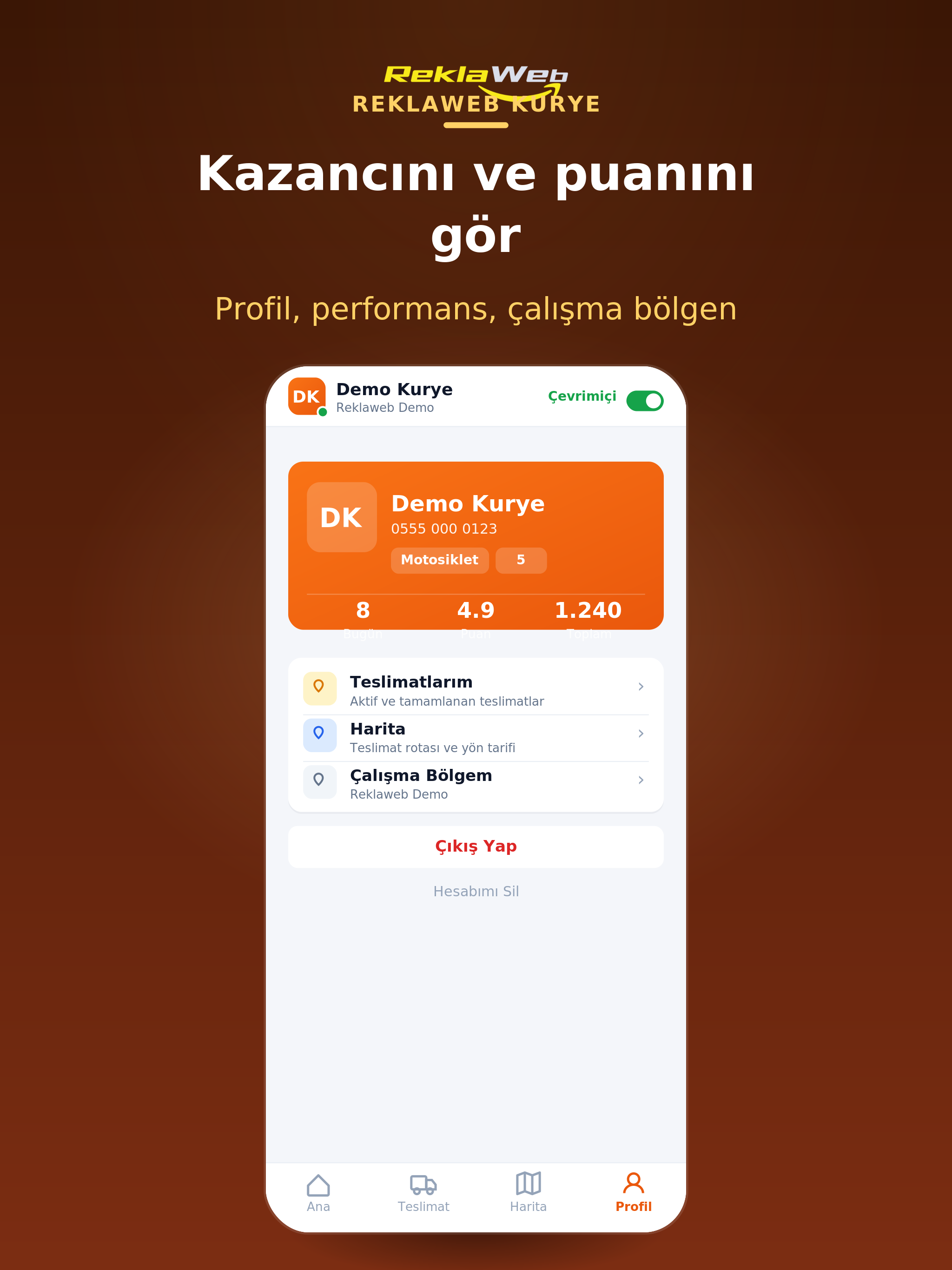 Reklaweb Kurye screenshot 6