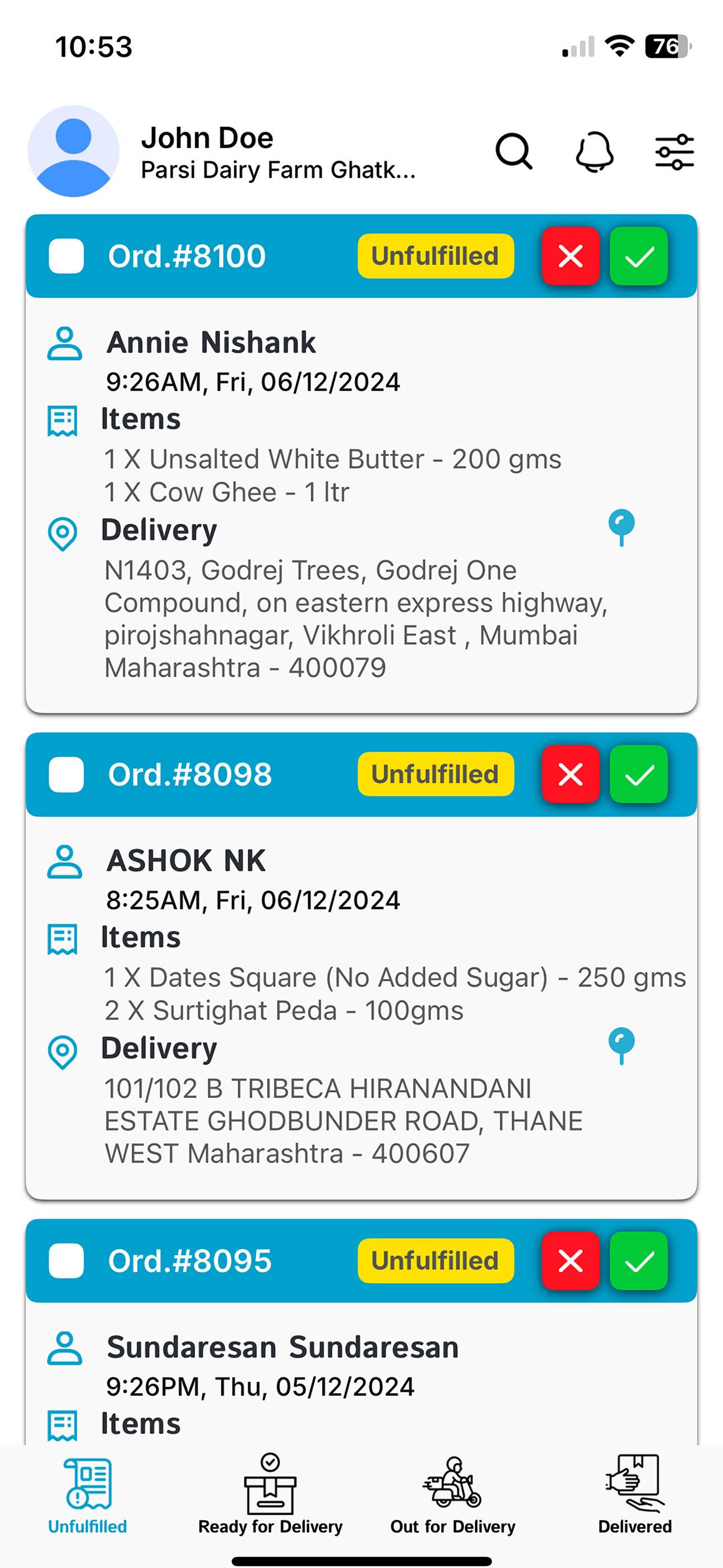 Delivery Manager App screenshot 7