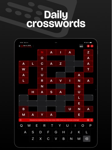 Crosswordie - Daily Crosswords iPad screenshot