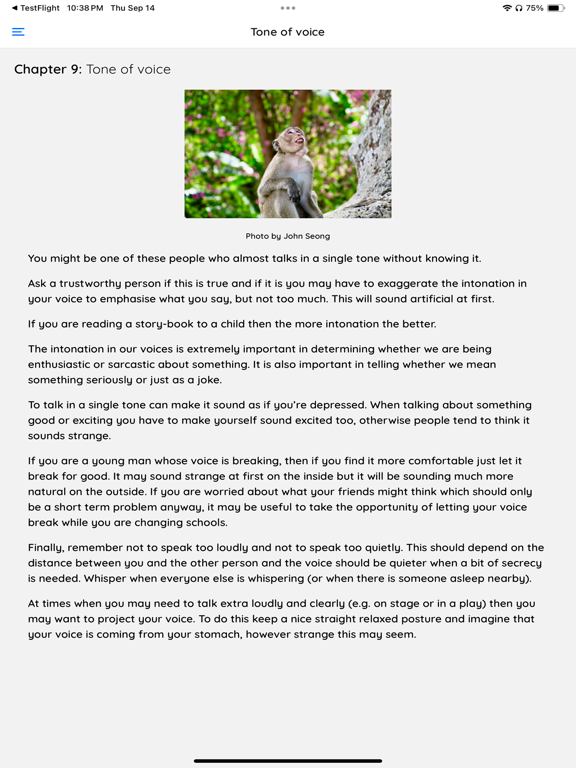 Asperger's Guide iPad screenshot