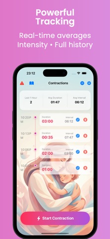 My Contraction Tracker 5-1-1 Screenshot 3 of 5
