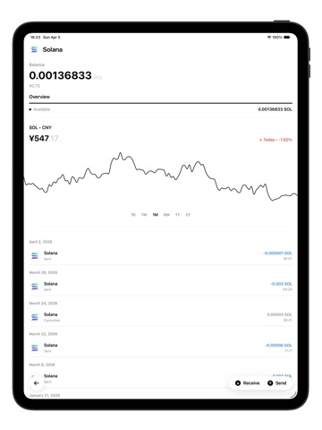 BitTool: Crypto Wallet iPad screenshot