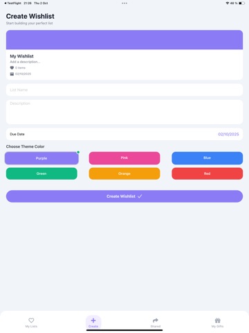 Givnn iPad screenshot