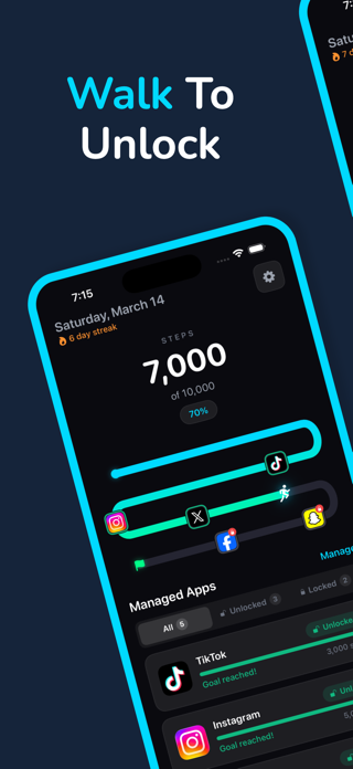 StepItUp - Walk & Unlock Screenshot 1 of 4