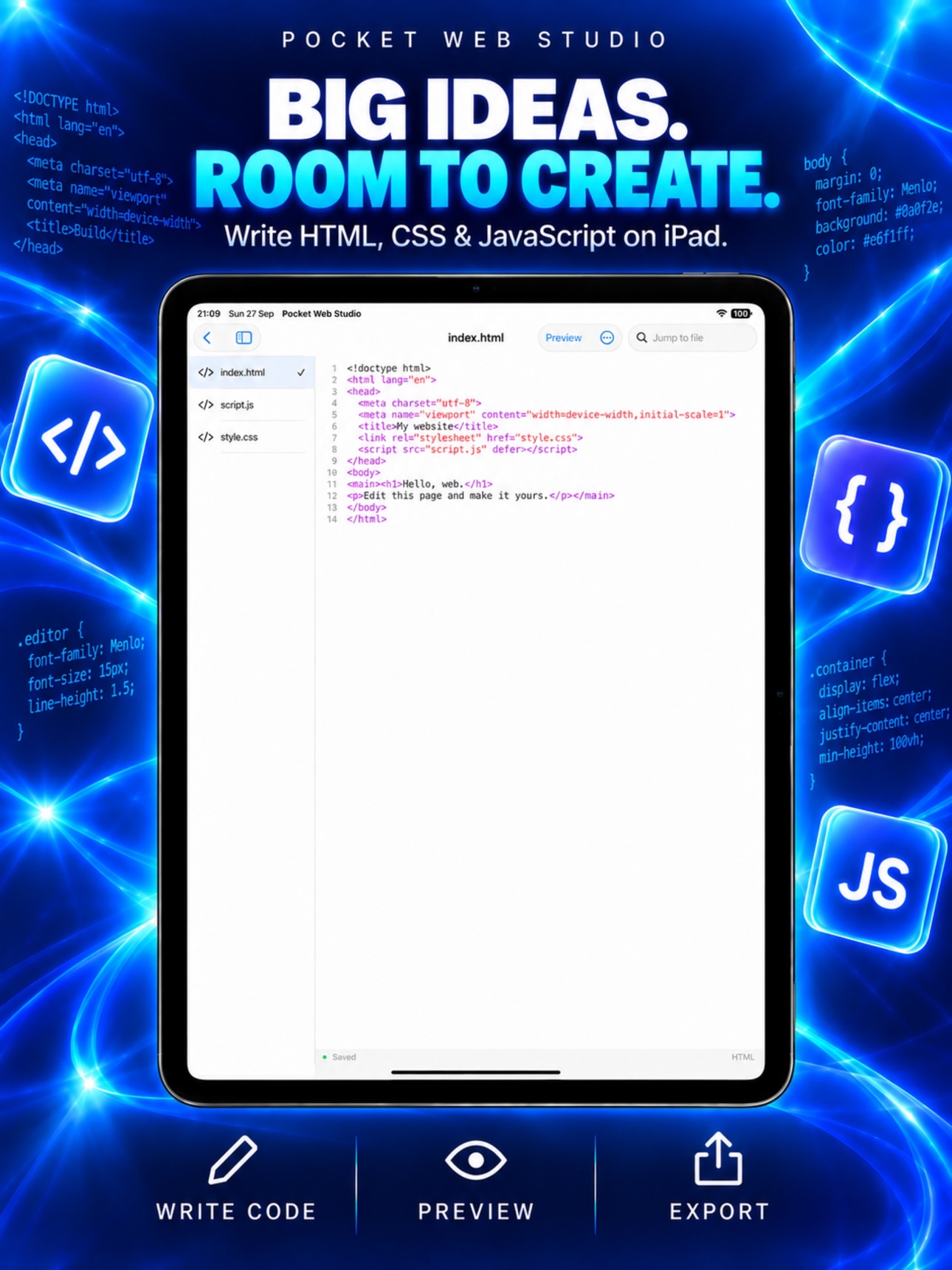Screenshot 6 of Pocket Web Studio