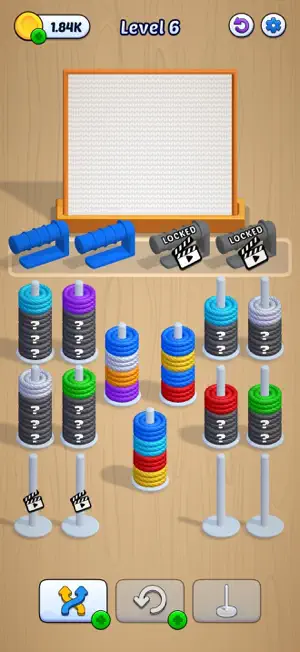 Knit Sort - Color Match Puzzle screenshot 2