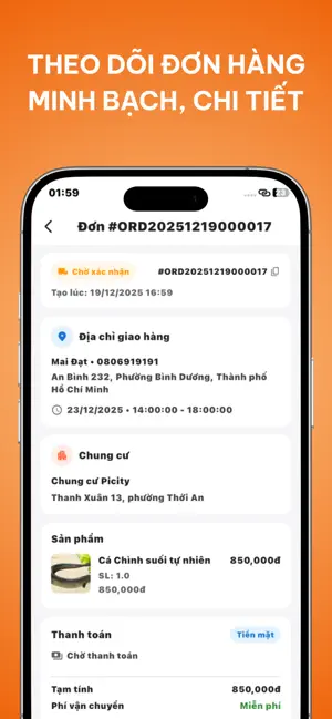 An Tâm Food: Đặt Hải Sản screenshot 3