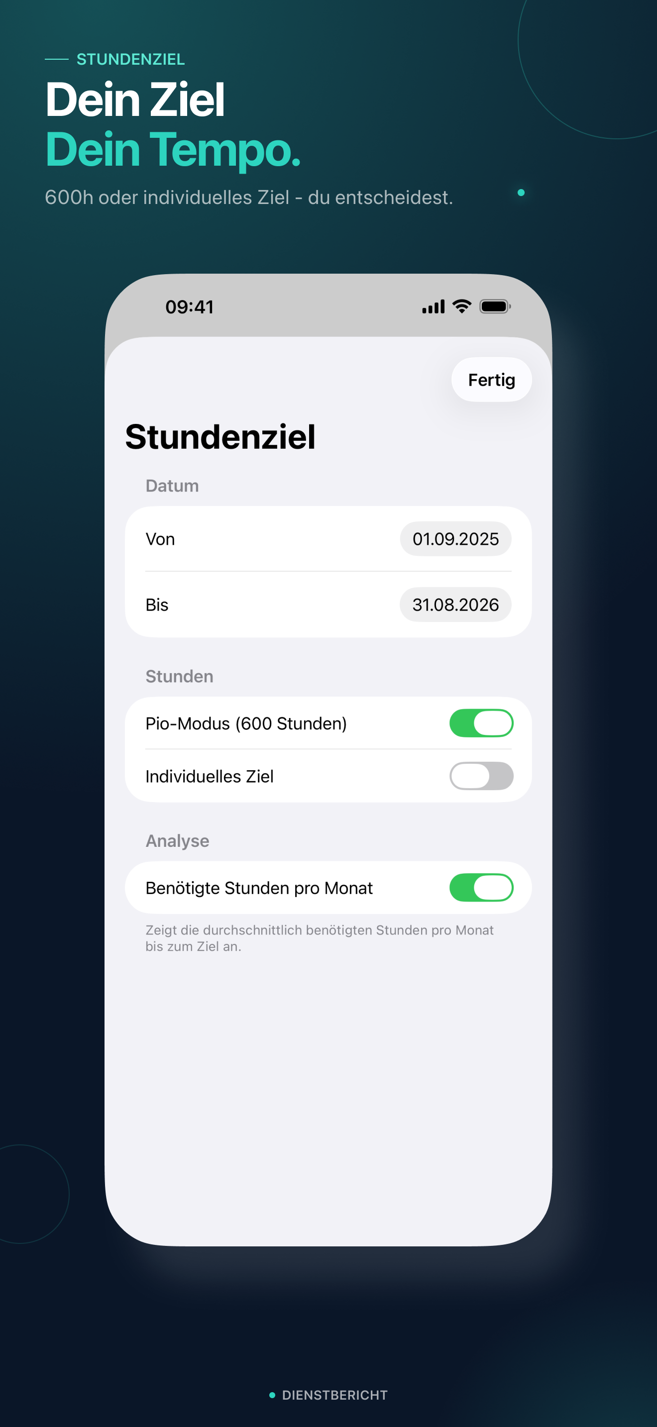 Dienstbericht screenshot 4