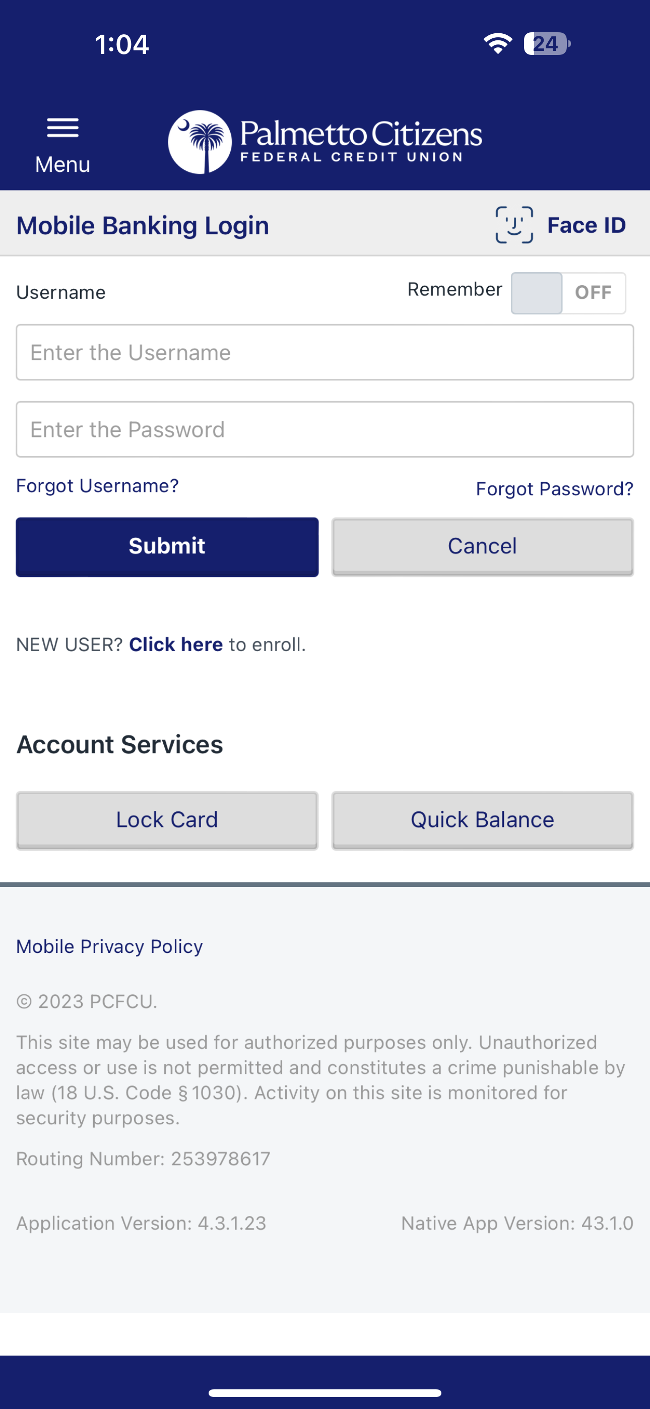 Palmetto Citizens FCU