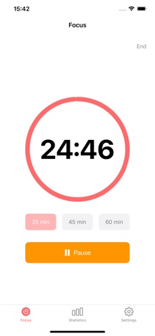 PomodoroLite - Focus Timer Screenshot 2 of 4