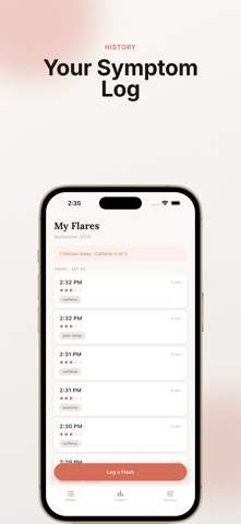 Flare — Hot Flash Tracker Screenshot 4 of 6
