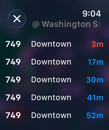 BOS Next Bus screenshot 7