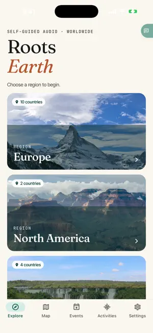 Roots Earth: City Audio Guide screenshot 1