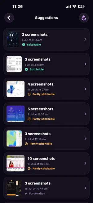 Stitch Screens - Merge Photos screenshot 2