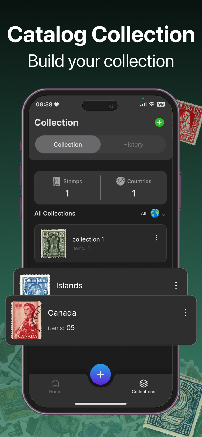 Stamp Scanner Collecting App
