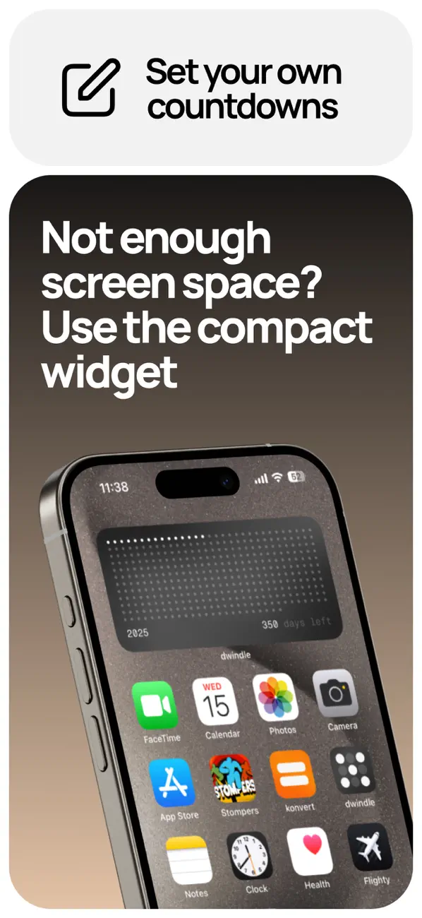 Screenshot #3 pour dwindle - visual time tracker
