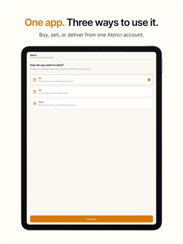 Abinci | Food & Grocery iPad screenshot