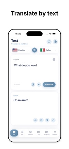 Voxa : AI Translator iPhone screenshot