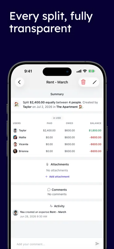 Bill Splitter: SplitMyExpenses screenshot 7 of 7