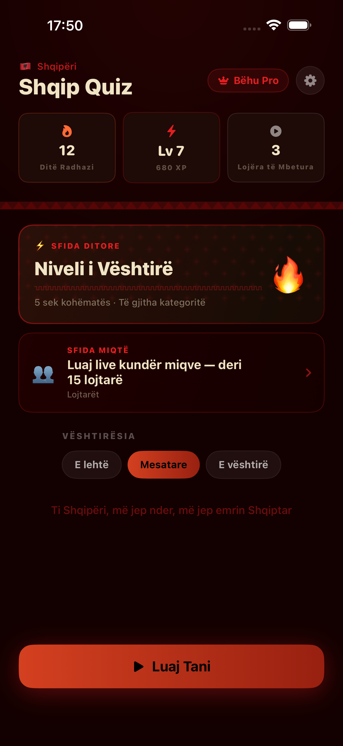 Shqip Quiz