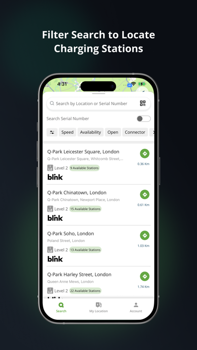 Blink Charging UK & Ireland iPhone screenshot 3