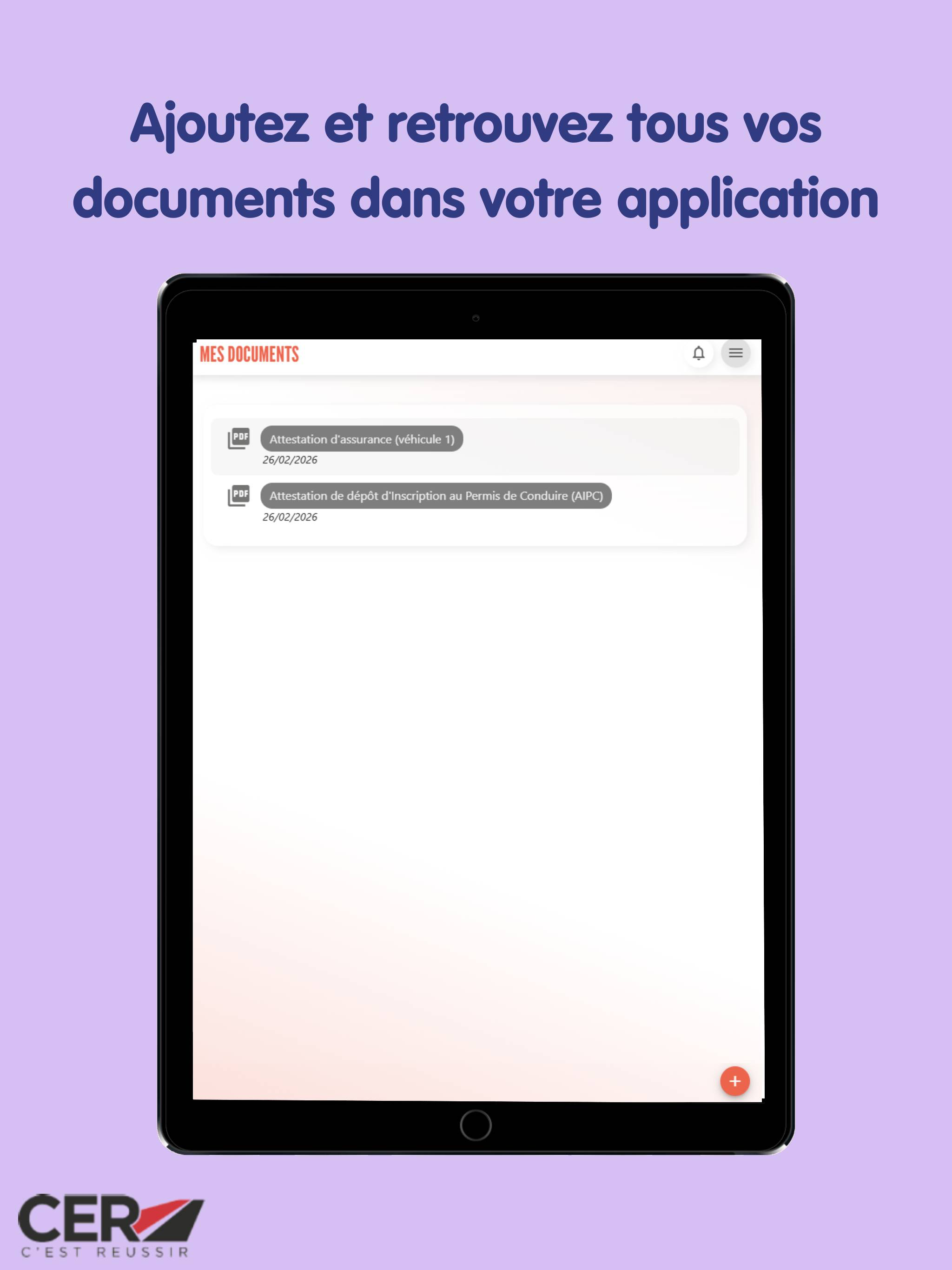 CER Code de la route et permis