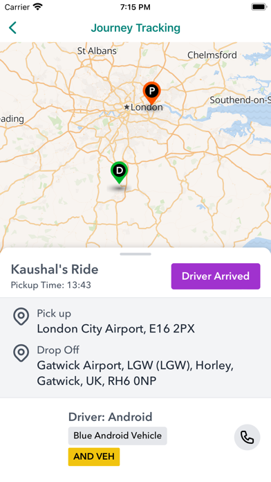 Airport Cars Gatwick Screenshot