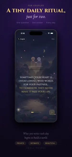 Small Things: Daily Love Notes screenshot 1