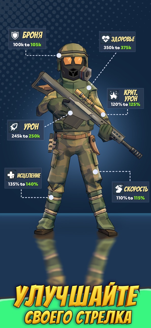Last Hero: Top-down Shooter iOS Mod IPA screenshot 2 - iOS game interface