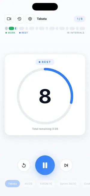 Tabata Timer by fit.how screenshot 3