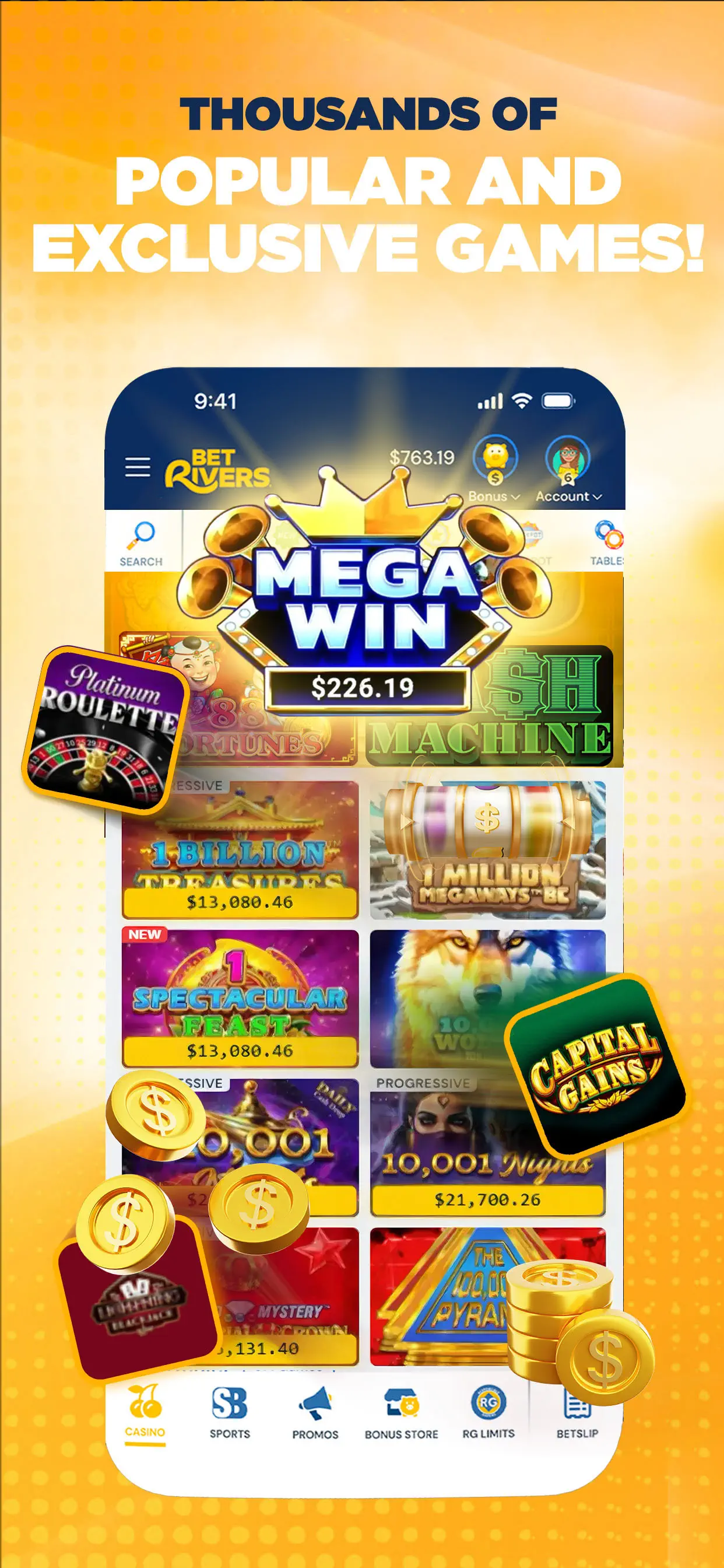 BetRivers: Casino & Sportsbook screenshot 1
