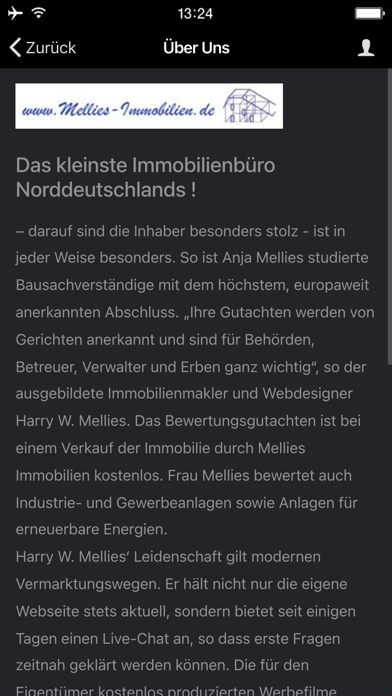 Mellies Immobilien screenshot