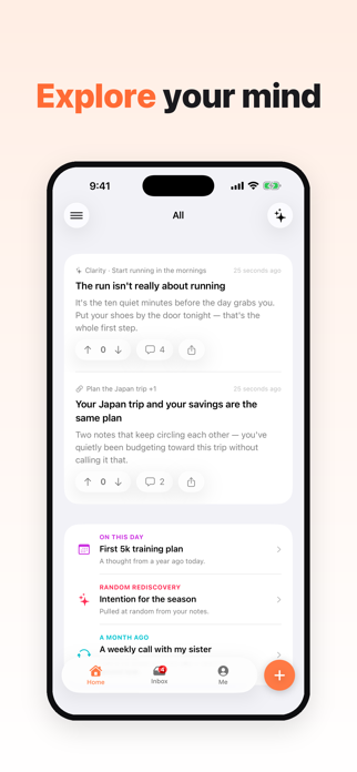 Clair Mind: AI Organized Notes Screenshot 1 of 6