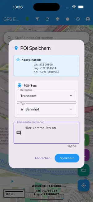 GPS Explorer screenshot 1