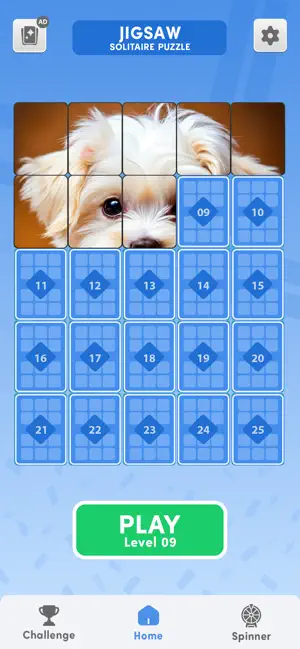 Jigsaw Snap Solitaire Puzzle screenshot 1