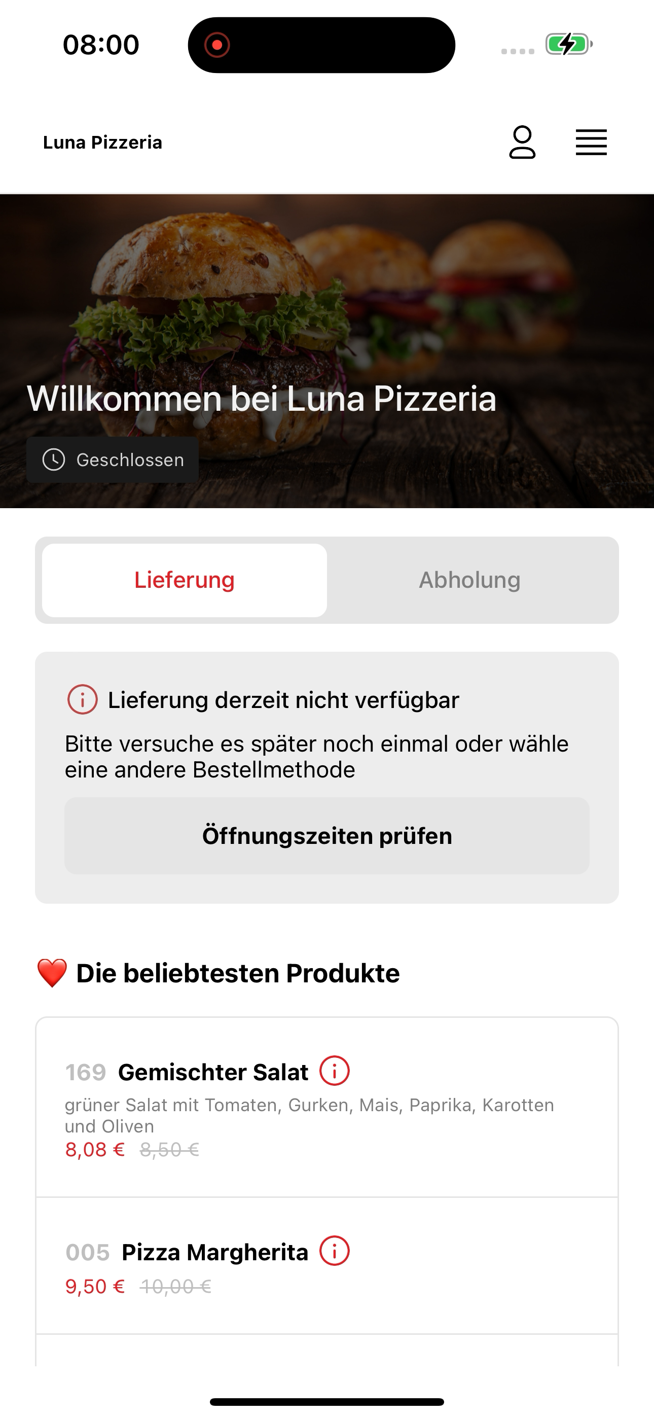 Luna Pizzeria screenshot 6