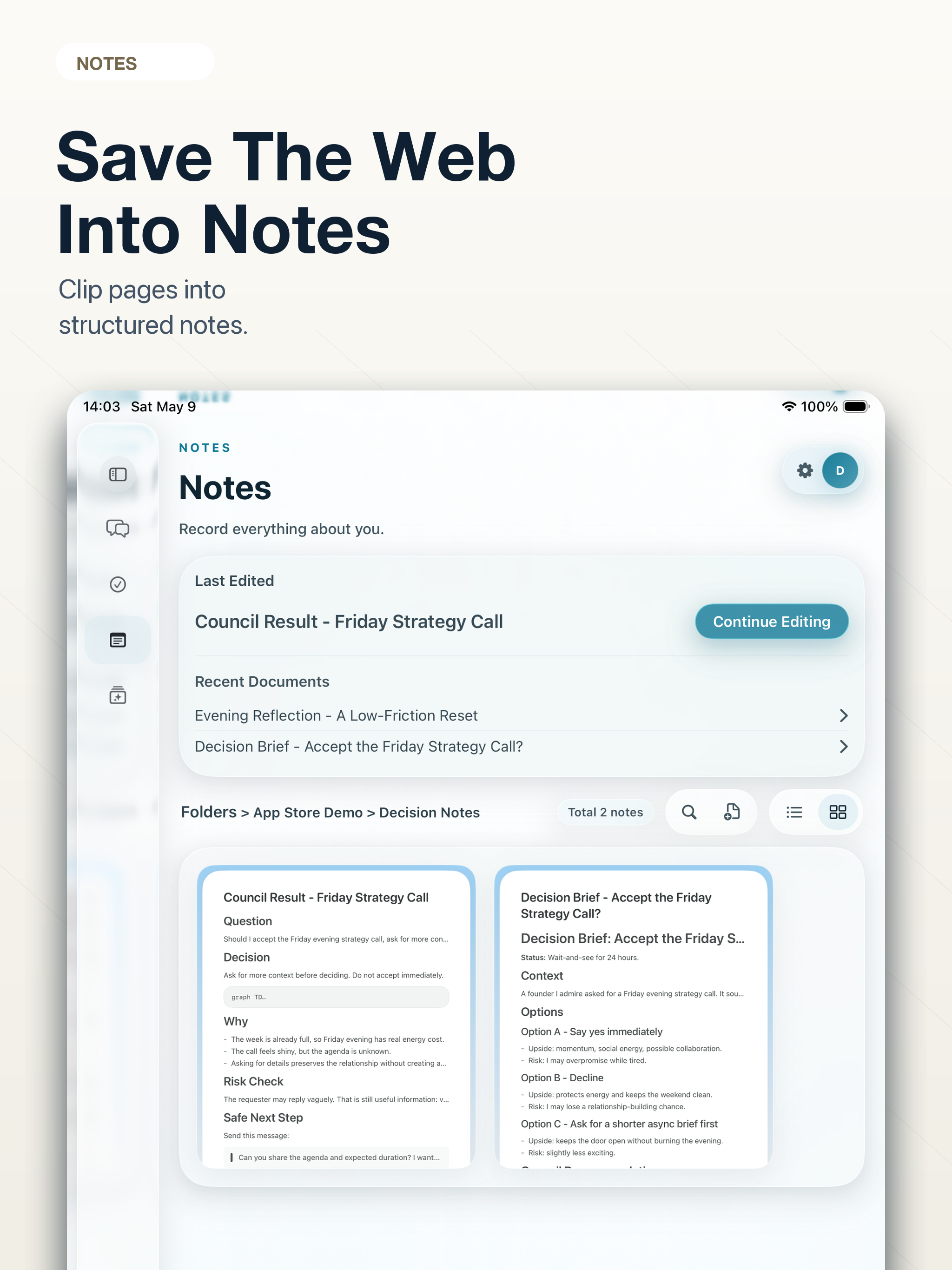 Foremind: AI Tasks & Notes