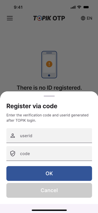 TOPIK OTP Screenshot 4 of 5