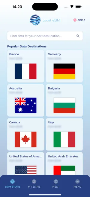 Local-eSIM screenshot 2