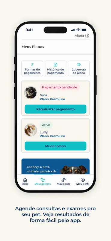 WeVets: Plano de Saúde Pet screenshot 1 of 3
