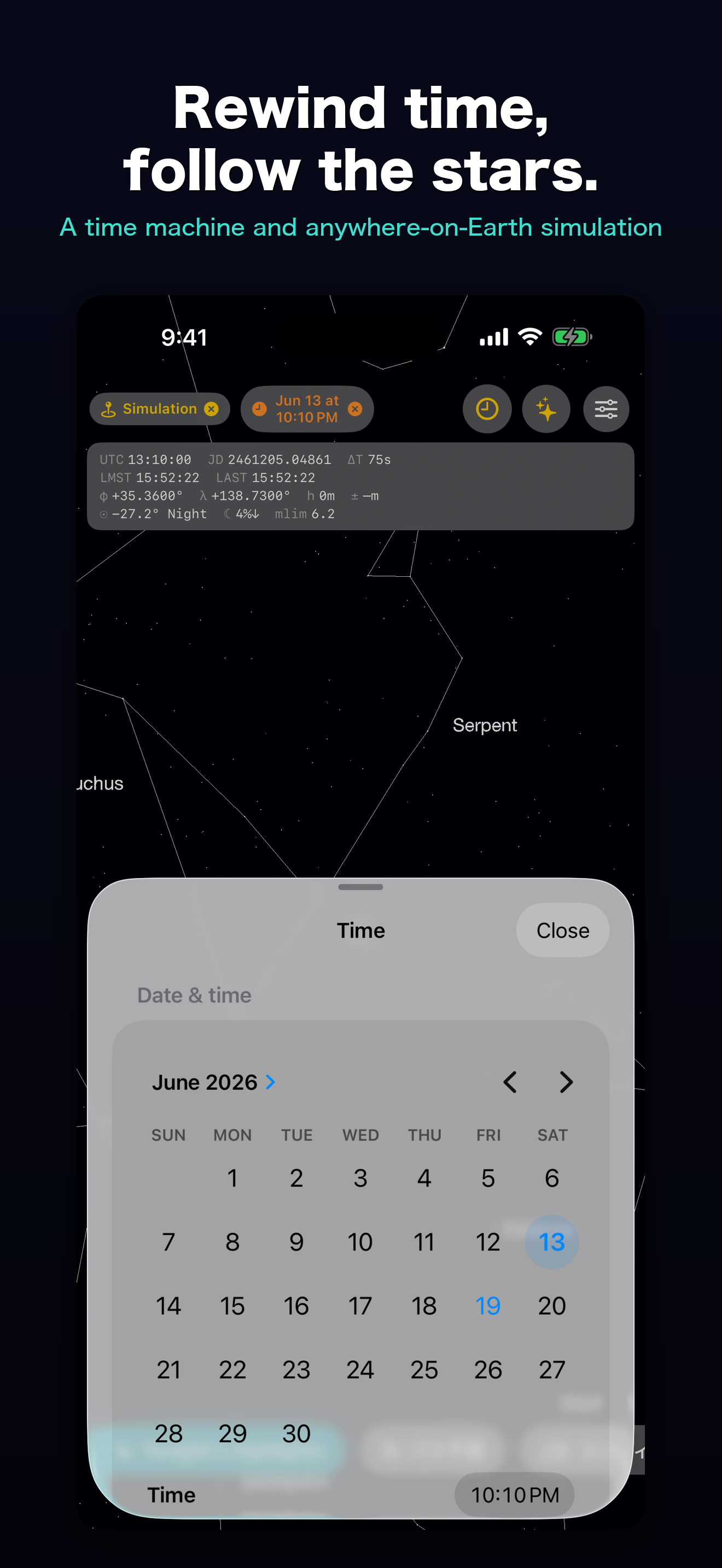 SPACE AR: Stargazing Star Map